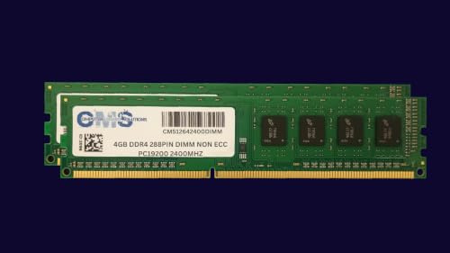 8GB (2X4GB) RAM Memory Compatible with ASUS/ASmobile - TUF B350M-PLUS Gaming, TUF B360-PLUS Gaming, TUF B360-PRO Gaming (WI-FI), TUF B360M-PLUS Gaming, TUF B450M-PLUS Gaming by CMS C117