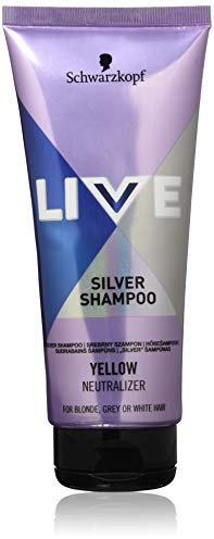 Schwarzkopf Live Silver Shampoo Neutralisiert Gelben Farbton 200ml