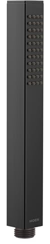 Moen 189575BL Cia Modern Square Replacement Hand Shower, Matte Black