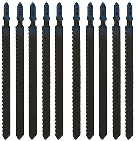 EMSea Stichsägeblätter T318A Stichsägeblatt aus Schnellarbeitsstahl, 132 mm, 10 Stück
