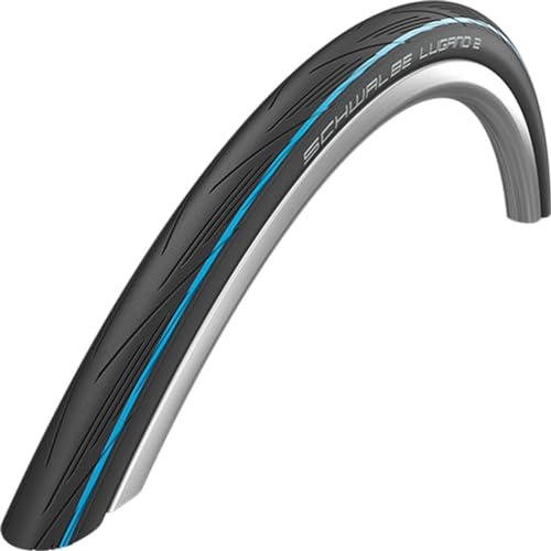 Schwalbe Lugano 2 28x1,0Zoll 25-622mm 700x25C Falt, KevlarGuard schwarz/blau