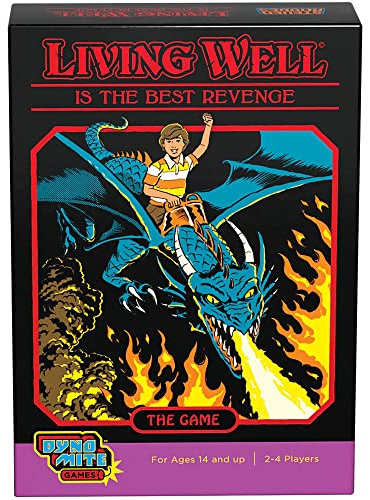 Cryptozoic - Living Well is The Best Revenge - Steven Rhodes Games Vol. 2 - Retro mystiskt tärningsspel - 14+ år gammal - 2 till 4 spelare - engelska