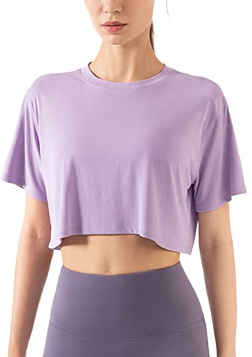 Mujer Aptitud física Ejercicio Blusas Cortas Manga Corta Yoga Camisetas Atlético Correr Camisetas Deportivas