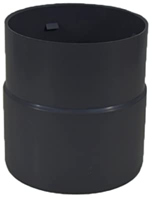 SP Drainageverbinder, Schwarz, PVC, DN100 auf KG Rohr DN110, 1 Stück