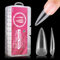 AIMEILI 432 Stück Fake Nails Transparent 12 Größen Künstliche Nägel Zum Aufkleben Acryl UV Gel Nagelspitzen Nail Art Falsche Nägel mit Box - Long Stiletto