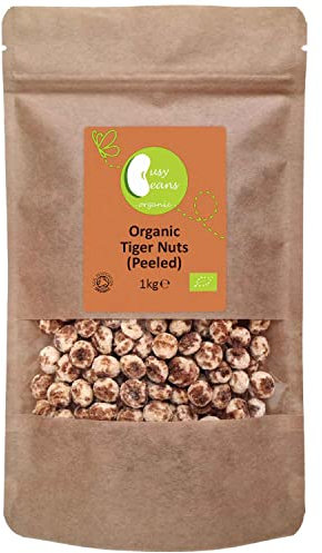 Organic Tiger Nuts (Peeled) - Certified Organic - by Busy Beans Organic (1kg)