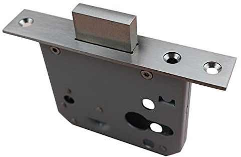 LekLai Mortice Sash Locks,Mortice Deadlock,55mm Backset High Mortise Door Lock Body Stainless Steel Bolt Exterior Door Lockset For Emergency Exit Fittings
