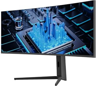 Twisted Minds Monitor para Gaming, Pantalla de 49 Pulgadas Fast IPS - Resolución 5120 x 2880 5K, Frecuencia Actualización 75 Hz, Relación Aspecto 16:9, Tiempo Respuesta 1 ms - Negro (TM492K75IPS)