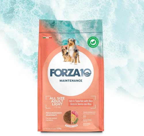 Forza10 Hund Maintenance Adult Light Trockenfutter Thunfisch mit Reis All Size (alle Größen) - 12 kg