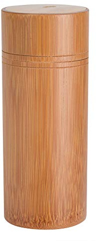 Gsycle Teedose aus Holz, tragbarer Matcha-Behälter, Kaffeesatzbehälter, Teekiste, Organizer, Teedose mit Holzdeckel, Küche, Süßigkeitengläser, Kaffeedose für Tee, Zucker, Kaffee (-JY17047-02)