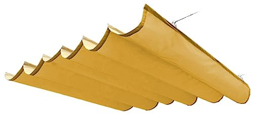 Ausziehbares Sonnensegel, Pergola, für draußen, wasserdicht, Sonnenschutz, Teleskopdeck, Hinterhof, Garten, Markise, erdiges Gelb