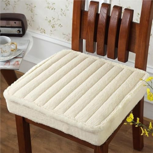 Square Memory Foam Chair Pad for Kitchen Dining Garden Office Chairs Thick Non-Slip Seat Cushion Car Seats Booster Cushion(36#,15x15*2in)