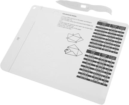 SOPOTUTU Tableau De Pointage Pour Pliage Enveloppes Outil De Marquage De Papier Planche De Fabrication Artisanale