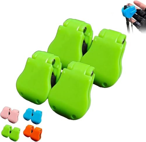 Portacanne Multifunzionale, Portacanne Da Pesca Portatile Da Spiaggia, Si Aggancia Semplicemente Per Fissare Il Gancio E Il Portacanne Per Canne Di Varie Dimensioni (4Pcs,Green)