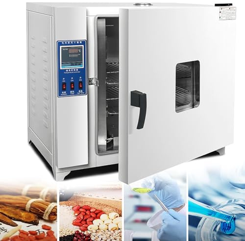 JXYQ Secador eléctrico al vacío, secador microondas Industrial con Control de Temperatura y Temporizador, secador de Aire Caliente de 16 litros para deshidratador de Verduras.