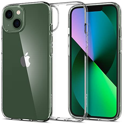 Spigen Liquid Crystal Case Compatible with iPhone 13 - Crystal Clear