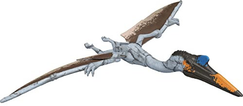 Jurassic World HDX48 - „Ein neues Zeitalter“ Massive Action Dinosaurier-Figuren, Fleischfresser, mit Angriffsbewegungen & erweiterter Beweglichkeit, Dinosaurier Spielzeug für Kinder ab 4 Jahren