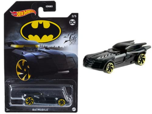 Hot Wheels spielzeugauto DC Batmobile 7,5 cm Stahl schwarz/gelb