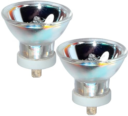 HQRP 2-Pack 12V 75W MR11 Shape G5.3-4.8 Base Halogen Lamp Bulb Compatible with Degussa Degulux / 2352-3301 Replacement