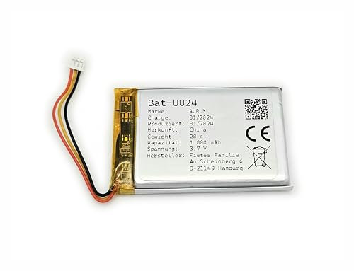 Akku für Babyphone Babysense V24, Dragon Touch E40, HelloBaby HB6339 NWOUIIAY SM24, Babystar SM25