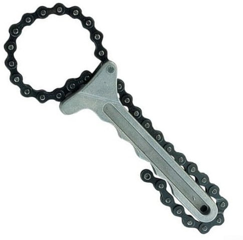 ZMdooreasy Robuster Kettenschlüssel für Ölfilter, passend für 3/8 bis 4 1/4 Zoll O D für effiziente Leistung