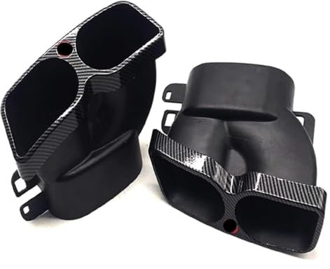 Schalldämpfer Tipps Für Mercedes Für B&enz C W205 E W212 W213 S W222 Auspuffrohr Endrohr Auspuffblende Endschalldämpfer Spitze Schwanz Kehle(Carbon Fiber Pattern)