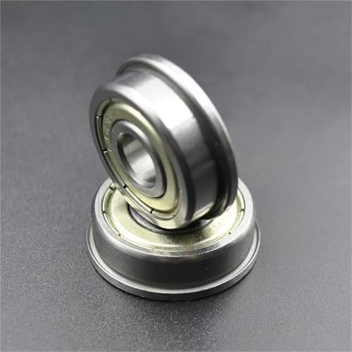 Kegelrollenlager 10 Stück Flanschbohrung 2 mm 3 mm 4 mm 5 mm 6 mm 7 mm 8 mm 9 mm 10 mm F625 F605 F608 Mf105 Mf115 F695 Zz Kugellager mit Flansch(5x16x5mm 10pcs)