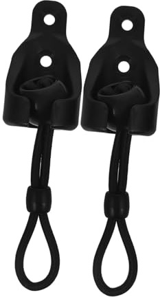 FUNOMOCYA 2 Juegos Kit de Unidades de Cuerda Elástica para Cortinas Enrollables con Cierres y Tapas de Accesorios Resistentes para Fijar Persianas y Evitar por Viento Compatible con