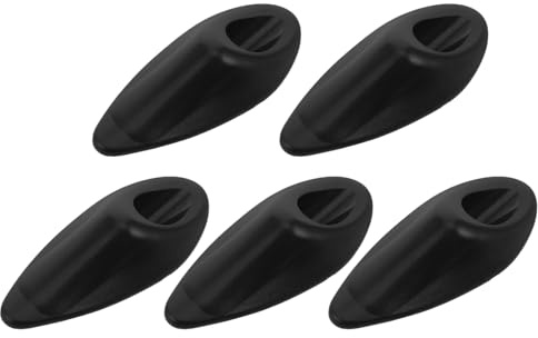Mipcase Pasacables para Cable De Freno De Bicicleta De Nailon Negro, 5 Piezas, Hebilla Integrada, Resistente y Compatible Bicicletas De Montaña y Eléctricas, Uso En Ciclismo y Reparación De Cuadros