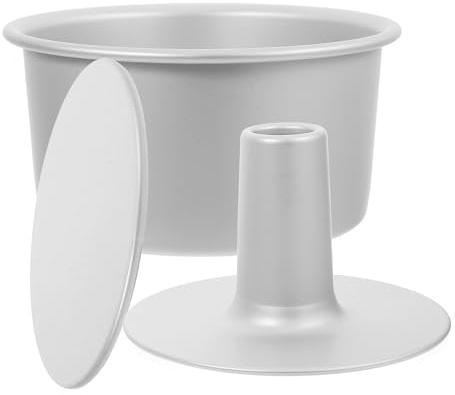MOLUCKFU Molde para Tartas de Aluminio con Fondo Desmontable Molde Redondo Resistente para Hornear Pasteles Pudding y Mousses para Cocina y Repostería Doméstica
