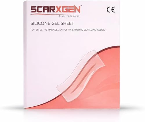 SCARXGEN 6x15 cm, Silikon ärrplåster, professionell medicinsk behandling, 1 st