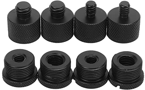 Omquot Durable Shockproof Microphone Stand Adapter Stable Aluminum Alloy Easy Installation for Tripod Cameras 4 Pack for Blue Snowball Ice Microphone Accessories