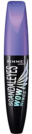 Rimmel London Scandaleyes Wow Wings Máscara de Pestañas Tono Extreme Black - 12 ml