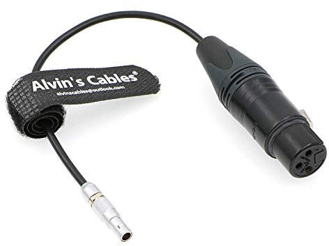 Alvin's Cables 00 5 Pin Stecker auf XLR 3 Pin Buchse Audio Kabel für Z CAM E2 Kamera