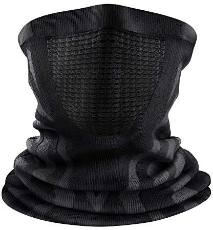 ENONEO Scaldacollo Running Termico Uomo Donna Traspirante Antivento Scaldacollo Sportivo Elastico Sciarpa Tubolare Inverno Passamontagna Sci Copricollo Moto Bandana Bici Ciclismo