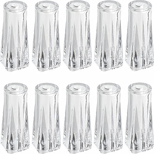 10pcs Pull Cord Tassel Clear Plastic Drawstring Tassels for Blinds Pull Cords,Roman Shades Curtain Crafts