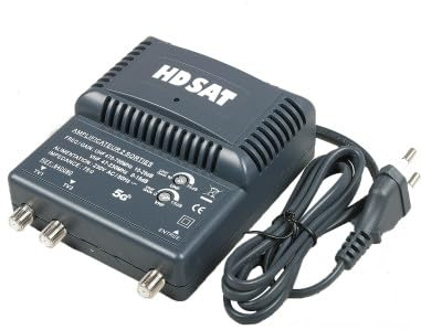 RECONDITIONNE HDSAT AMPLIFICATEUR TNT BLINDE 2 SORTIES ampli d'intérieur antenne tv 220V