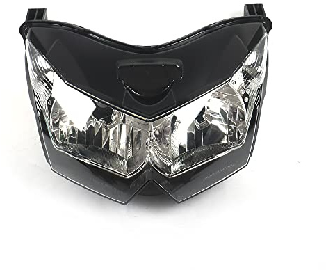 Motorcycle Front Headlight Headlamp Head Light Lamp Assembly Compatible for Kawasaki Z1000 2007 2008 2009 Z1000 07 08 09 Motorbike Plastic Headlight Front Head Lamp