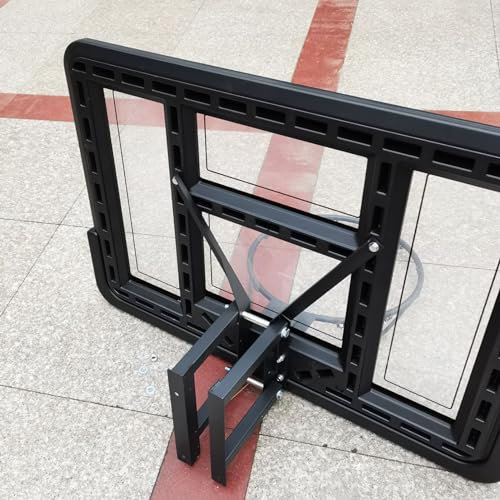 NUNETH Basketballkorb Dunk-Basketballkörbe und -Tore für Erwachsene, Profi-Hochleistungs-Basketballfelge für Garage/Garten/Platz, 3,6 × 2,5 Fuß Großes Basketball-Rückbrett und Stahlrahmen