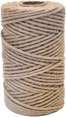 Bündeln von Basteldekorationen, natürliches Juteseil, dickes Seil, dickes Seil, 18 mm, Juteschnur, 10 m, dickes braunes Juteseil, natürliches Schnur, Hanfseil for Gartenarbeit, Bündeln, Camping, Dekor