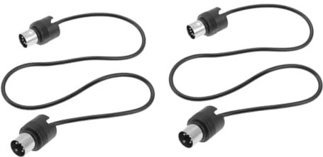 BESTonZON 2 Pièces Accessoires de transmission de carte son adaptateurs câble d'extension midi carte son externe piano electronique claviers fourniture d'instruments de musique plastique