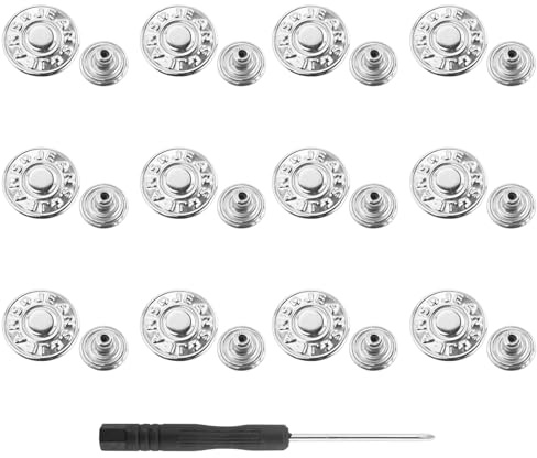 12 Boutons de jean sans couture, Button Pins, Boutons de pantalon à enfiler, Bouton de jean DIY, Resserrer les pantalons, pour agrandir ou réduire la taille du pantalon