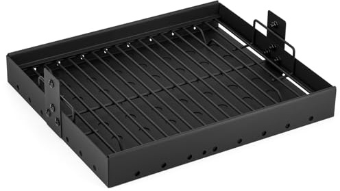 Onlyfire Bandeja de carbón elástica de 15 a 28 pulgadas para PS9900 47183T-21, cesta de carbón negra con revestimiento de alta temperatura para piezas de repuesto HC4518L PS9500