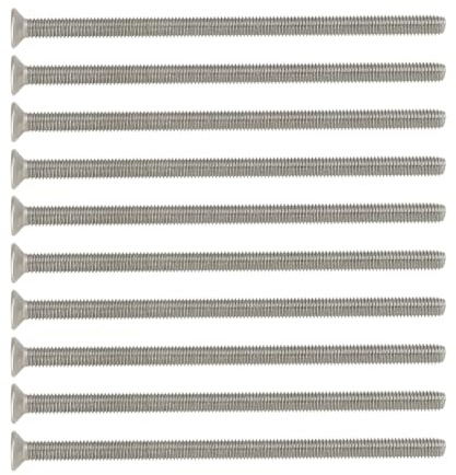 Create idea 10 viti a testa svasata Phillips M5X100 in acciaio inox 304 viti di ricambio compatibili con manico in UPVC per auto marine