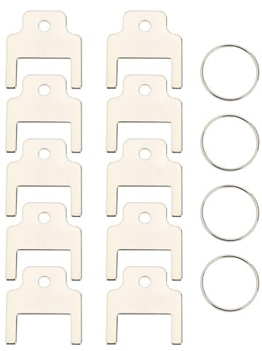 Briny River 10 Pezzi Distributore Asciugamani Carta Chiave 770301 Con 4 Portachiavi Fazzoletti Chiave Compatibile Con Kimberly Clark Asciugamani Carta Asciugamano Piegato Dispenser Fazzoletti Bagno