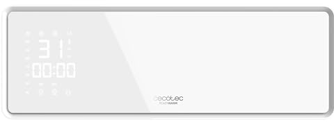 Cecotec Ready Warm 5310 PowerBox Keramik-Wandheizung mit LED-Display und Fernbedienung, 2000 W, 3 Modi, 24-Stunden-Timer, Oszillation, IP23, Montageset, Abdeckung 20 m²