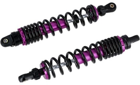 Set: Tuning-Federbeine, Violett-Schwarz, 380mm - für S50, S51, S70, S53, S83