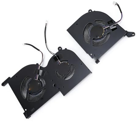 Fabater Laptop Cooling Fan, Quiet CPU GPU Cooling Fan for GS66 12U MS 16V5 12th Gen Metal ABS Construction with Thermal Grease Pack for Gaming Laptop