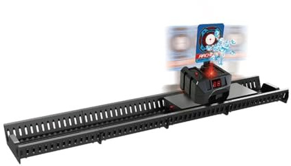 Elektronische Zielscheibe mit Punktanzeige, Innovative vollautomatische bewegliche Schiene, geeignet für Indoor- und Outdoor-Spiele, Schießspiel, Einzelziel-Basisversion