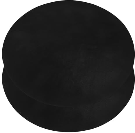 IMIKEYA 2 Pièces Tapis de Cuisson Barbecue Rond PTFE Antiadhésif Réutilisable Tapis Grill Ignifuge pour Camping et Cuisine Nettoyage Facile